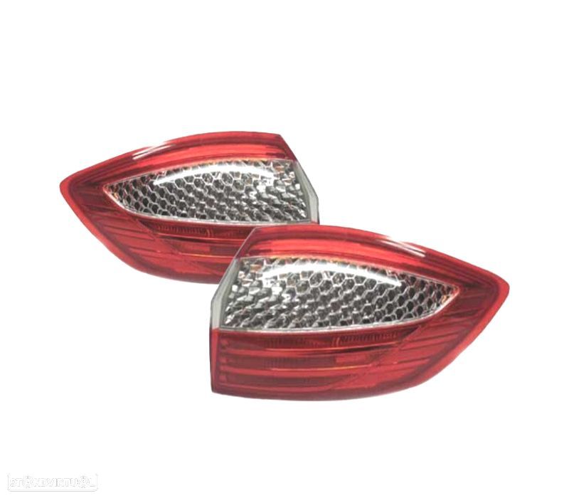 FAROLINS FORD MONDEO IV STATION WAGON 07- EXTERIORES BRANCO VERMELHO - 1