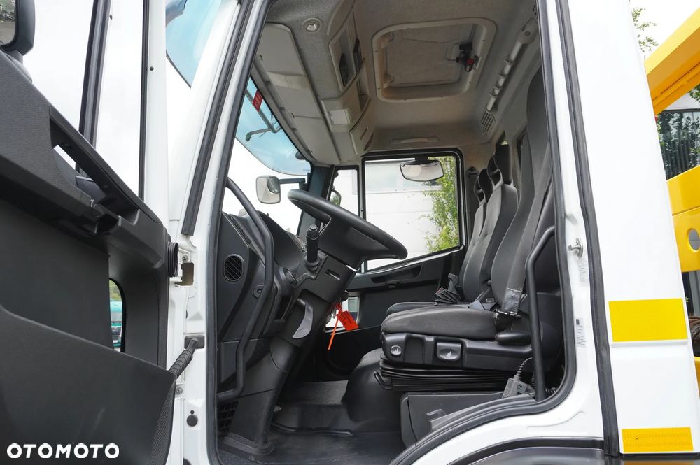Iveco Eurocargo 160-210 / 75,000 km! / Opuszczana laweta OMARS / Widelec - 25