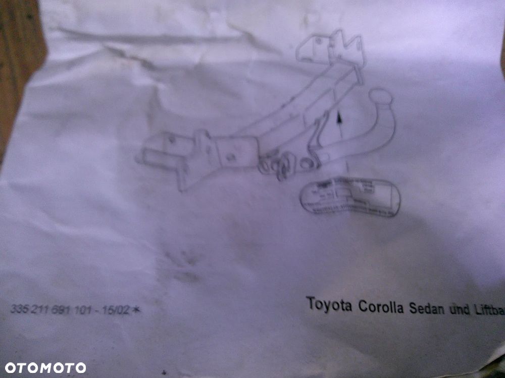 toyota corolla e11 97-02 liftback sedan hak holowniczy westfalia - 5
