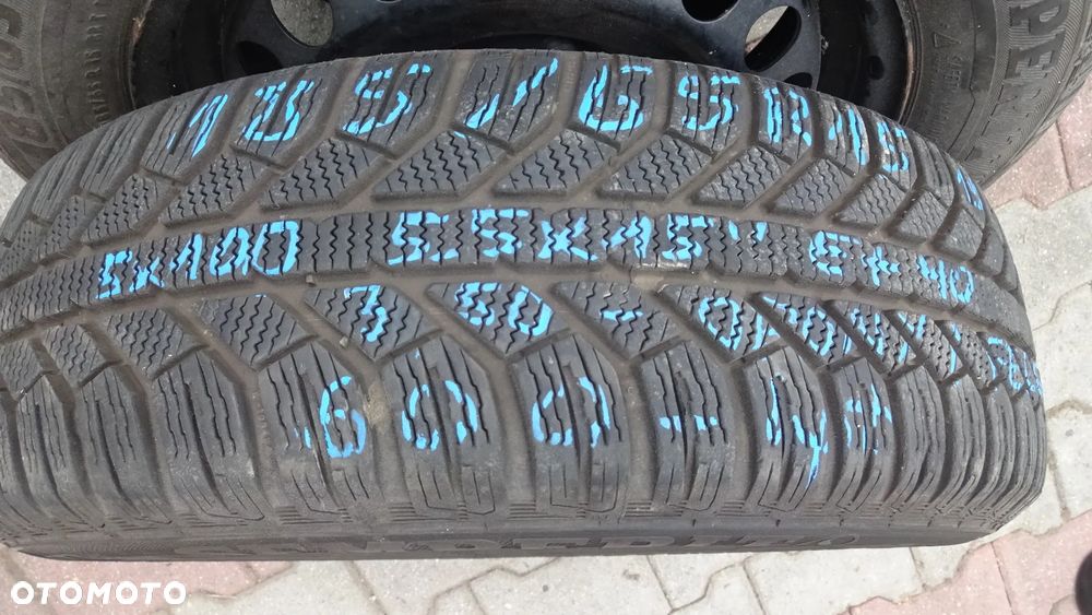 Koła zimowe 15'' 5x100 VW Polo Seat Ibiza ET40 KBA43929 185/65R15 Semperit - 2