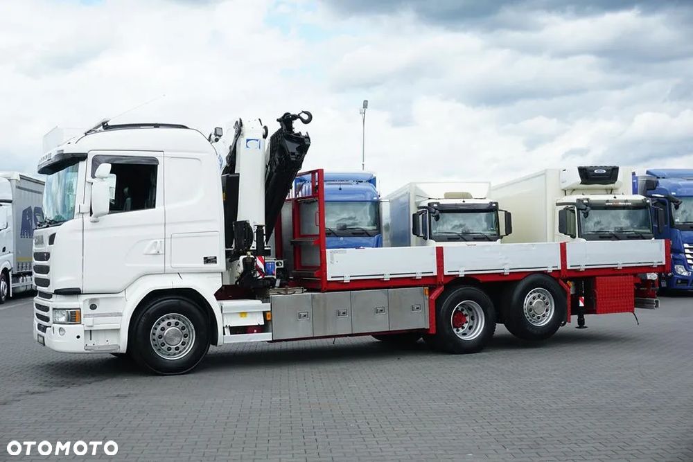 Scania G 490 / 6 X 2 / SKRZYNIOWY + HDS / HMF 3220 K7 / WYSIĘG 18,9 M - 5