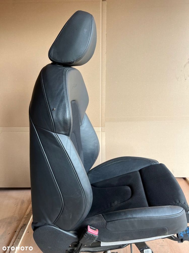 AUDI A4 B8 FOTEL LEWY PRZÓD KIEROWCY S-LINE PÓŁ SKÓRA SLINE - 10