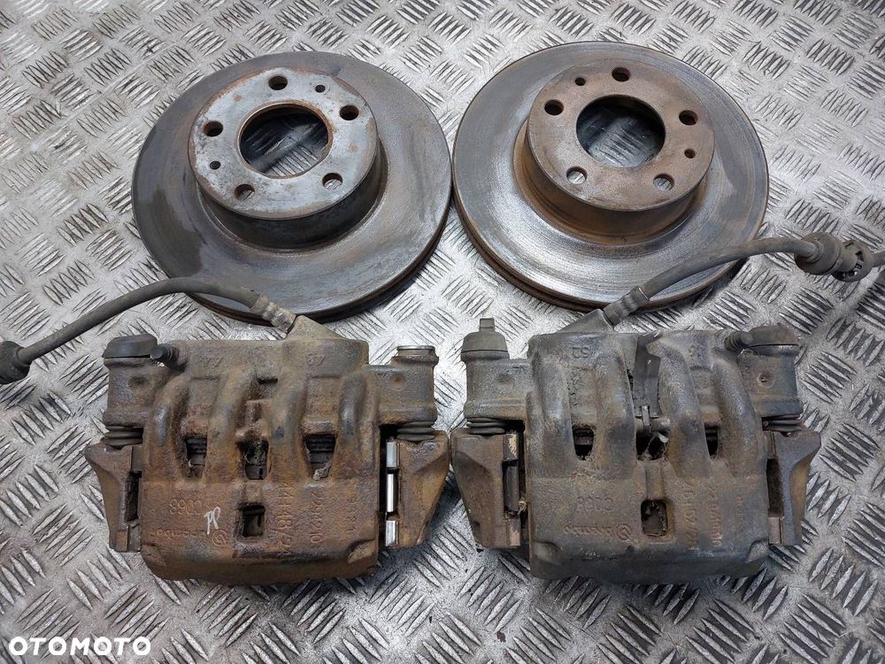 TARCZE HAMULCOWE PRZÓD + KLOCKI + ZACISKI FIAT DUCATO III LIFT 2.3 D - 1