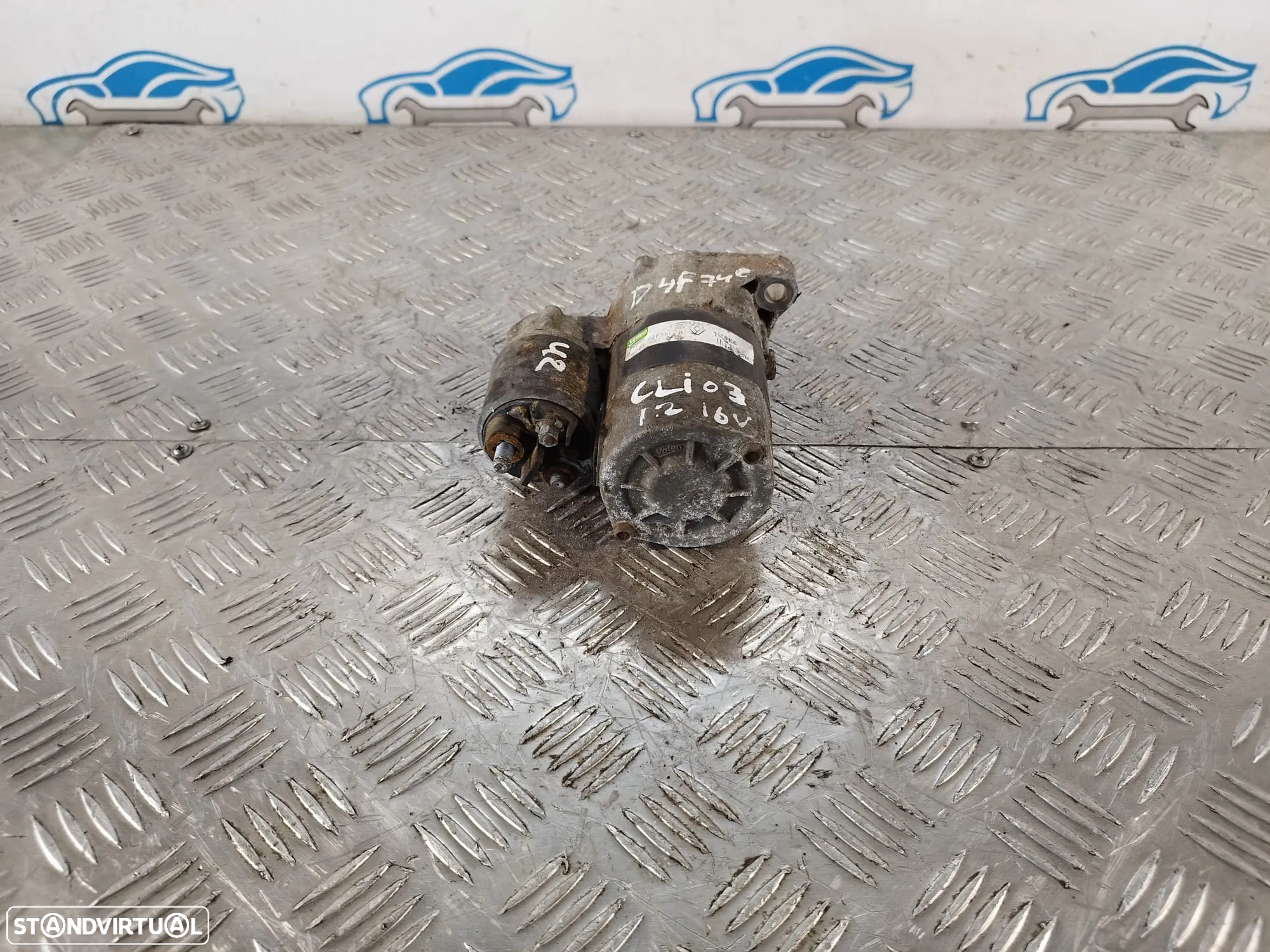 MOTOR DE ARRANQUE TS8E6 VALEO ORIGINAL  8200369521 RENAULT CLIO III MK3 1.2i 16V 75 CV D4F 740 - 7
