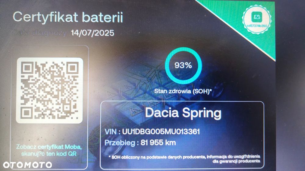 Dacia Spring 27.4kWh Comfort Plus - 18