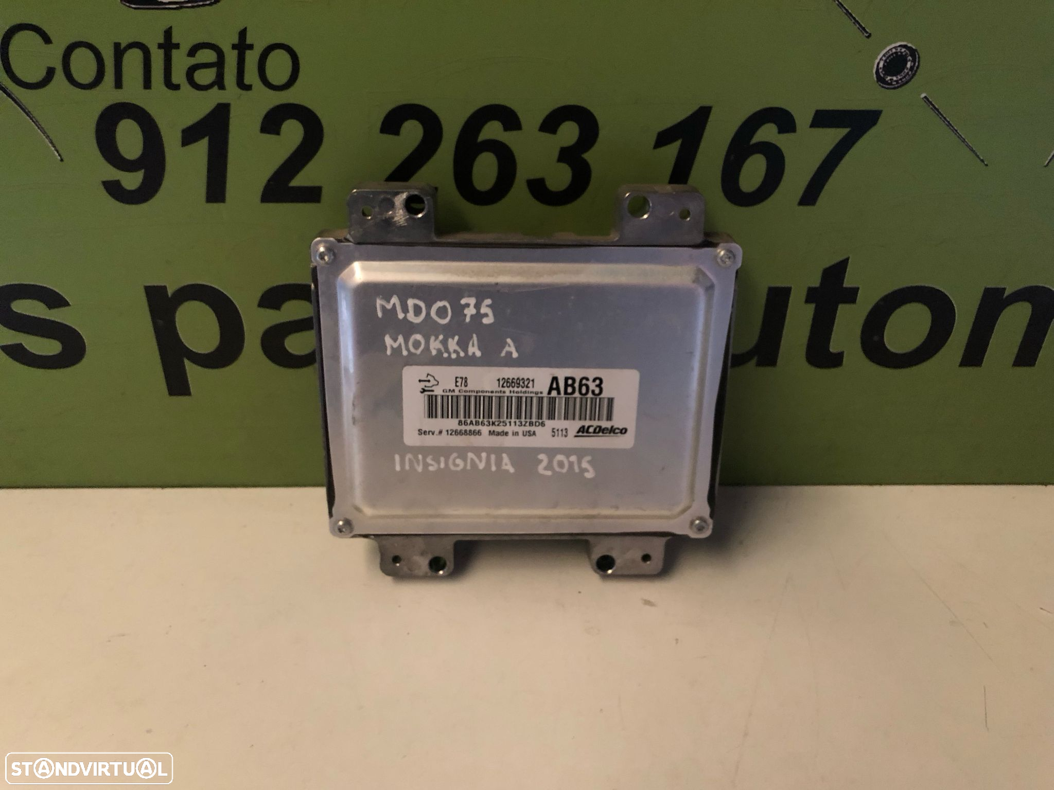 OPEL INSIGNIA A CENTRALINA MOTOR - MD075 - 2