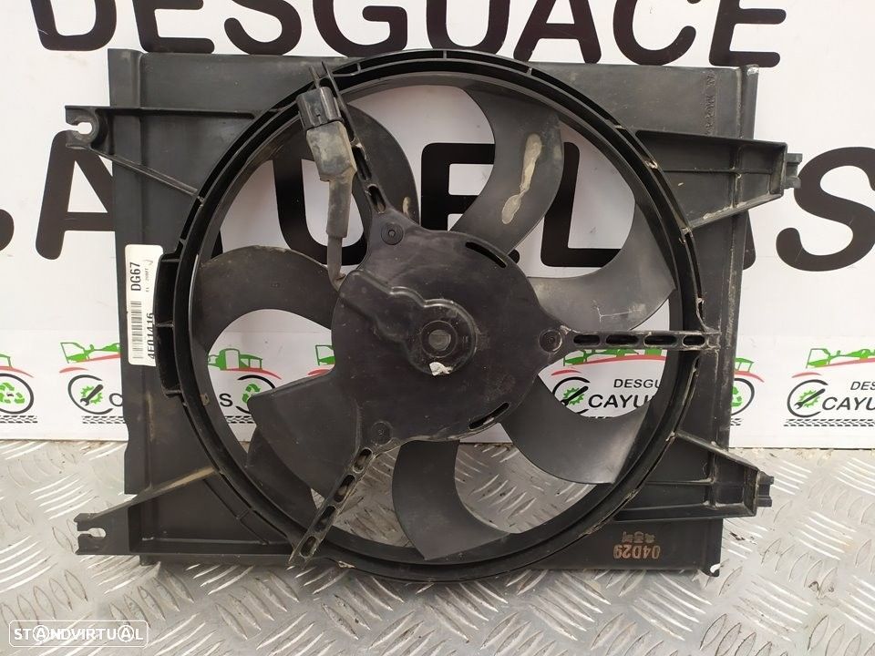 ELECTROVENTILADOR RADIADOR AR CONDICIONADO KIA CERATO SEDAN 2004 -4E01416 - 2