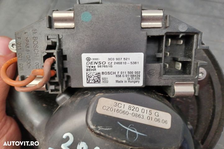 Ventilator aeroterma 3C1820015G 3C1820015G Volkswagen VW Passat B6 [2 - 4