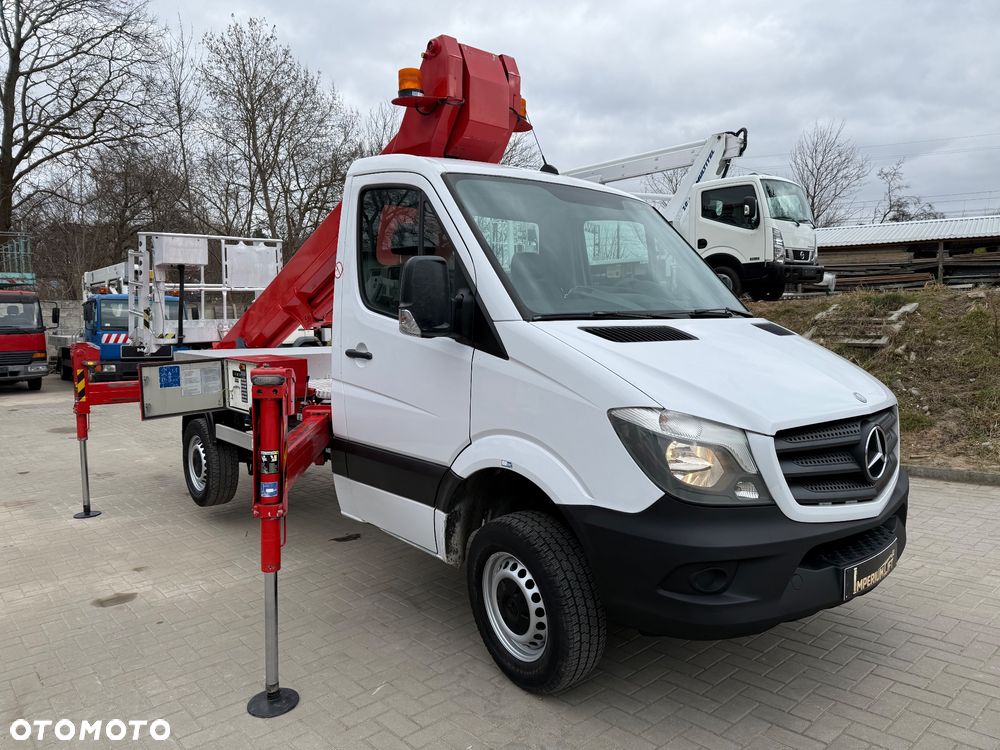 Mercedes-Benz Podnośnik Koszowy Zwyżka Ruthmann TB220 22 metry 14 w Bok Udt jak Wumag Multitel Gsr - 9