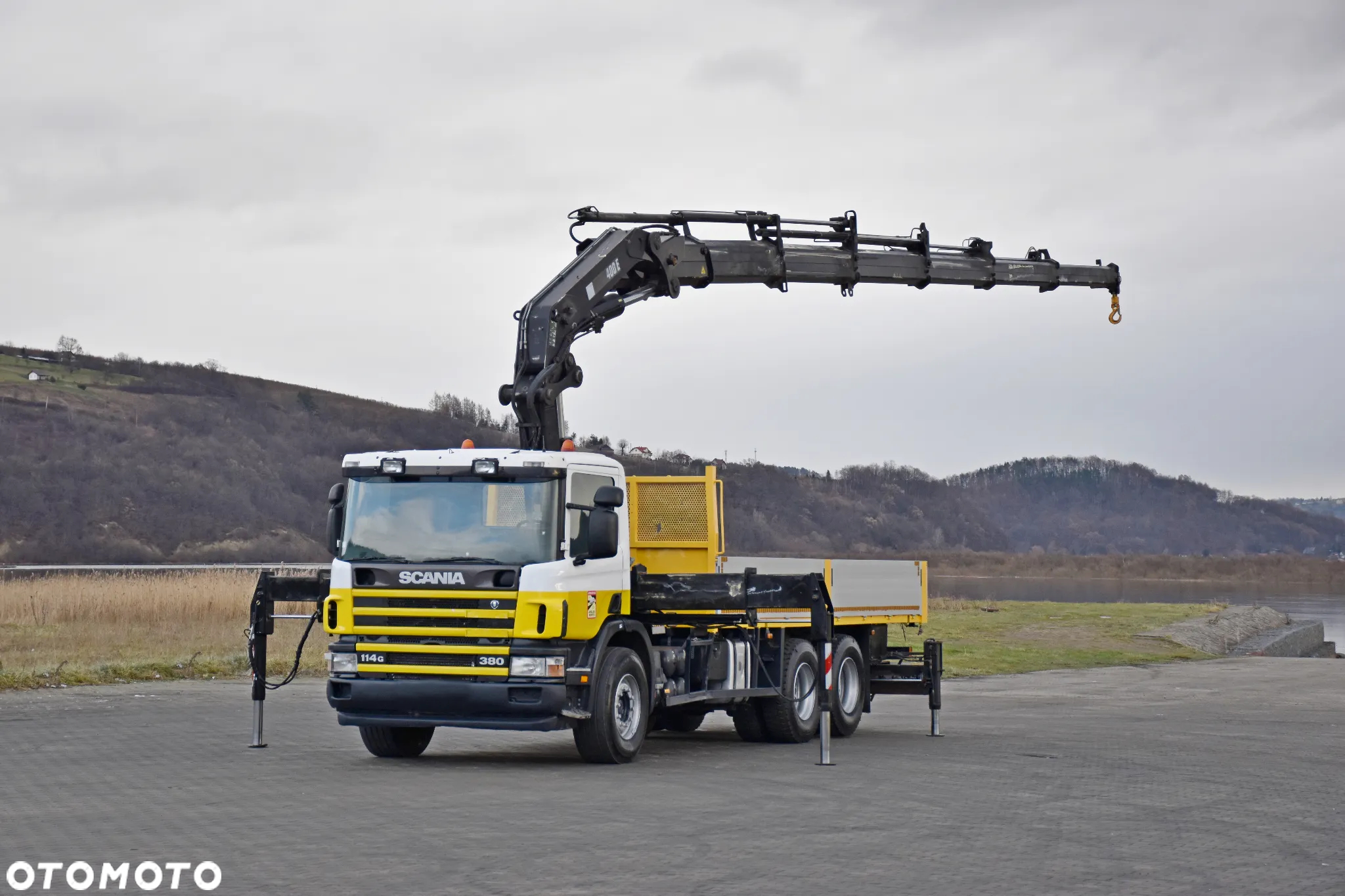 Scania 114 G 380 * SKRZYNIA 6,10 m * HIAB 400 E-6 * 6x4 - 2