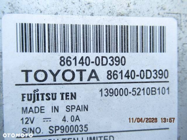 stacja multimedialna toyota yaris 861400d390 - 7