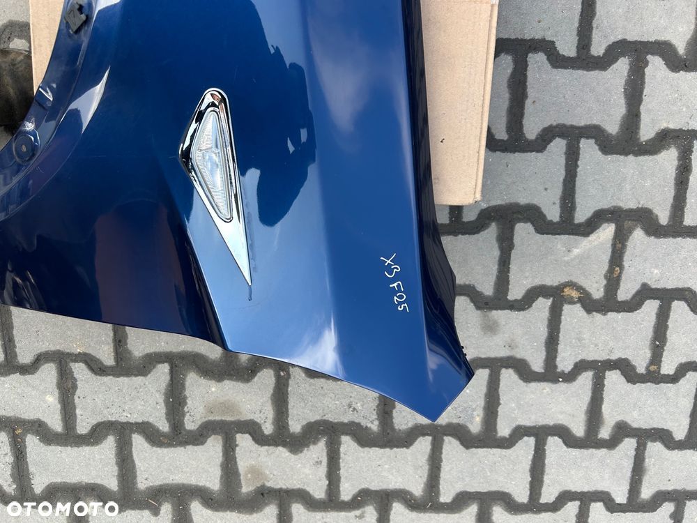 Bmw x3 f25 maska błotnik lewy prawy A76/5 pas przedni kompletny 3.0 D zderzak przód lampy bi-xenon - 12