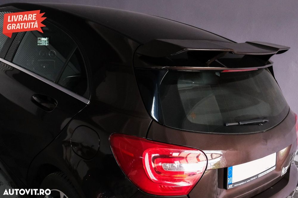 Eleron Portbagaj Mercedes A-Class W176 (2012-2018) A45 Design Negru Lucios- livrare gratuita - 8
