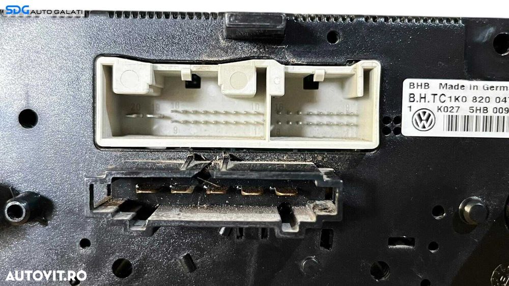 Panou Modul Unitate Comanda AC Aer Conditionat Clima Climatic Volkswagen Tiguan 2007 - 2013 Cod 1K0820047FT 5HB009352 [LC0583] - 2