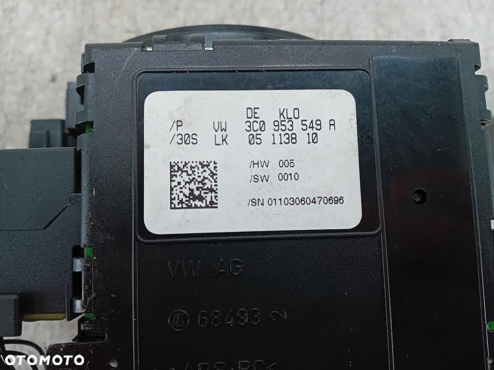 PRZEŁĄCZNIK ZESPOLONY VW PASSAT B6 3C9953513C 3C0953549A  3C0959653 1.9 TDI - 2