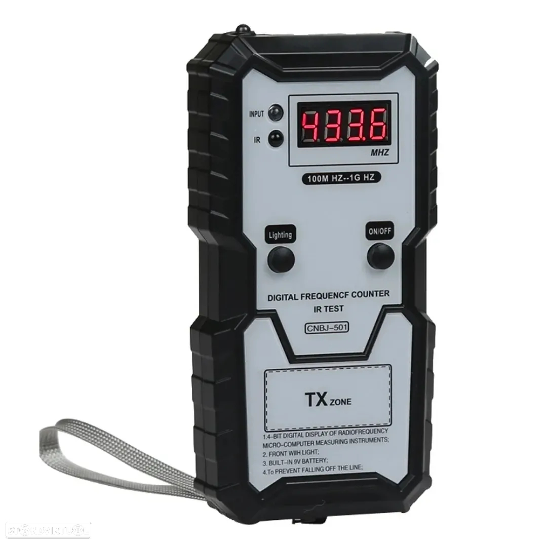 Tester Digital Leitura Frequências Infravermelhos Comandos Automóvel Garagem Universal - 2