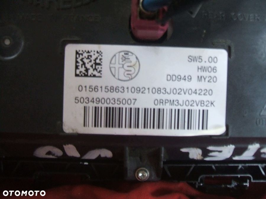 ALFA ROMEO STELVIO WYŚWIETLACZ MONITOR EKRAN 503490035007 - 4