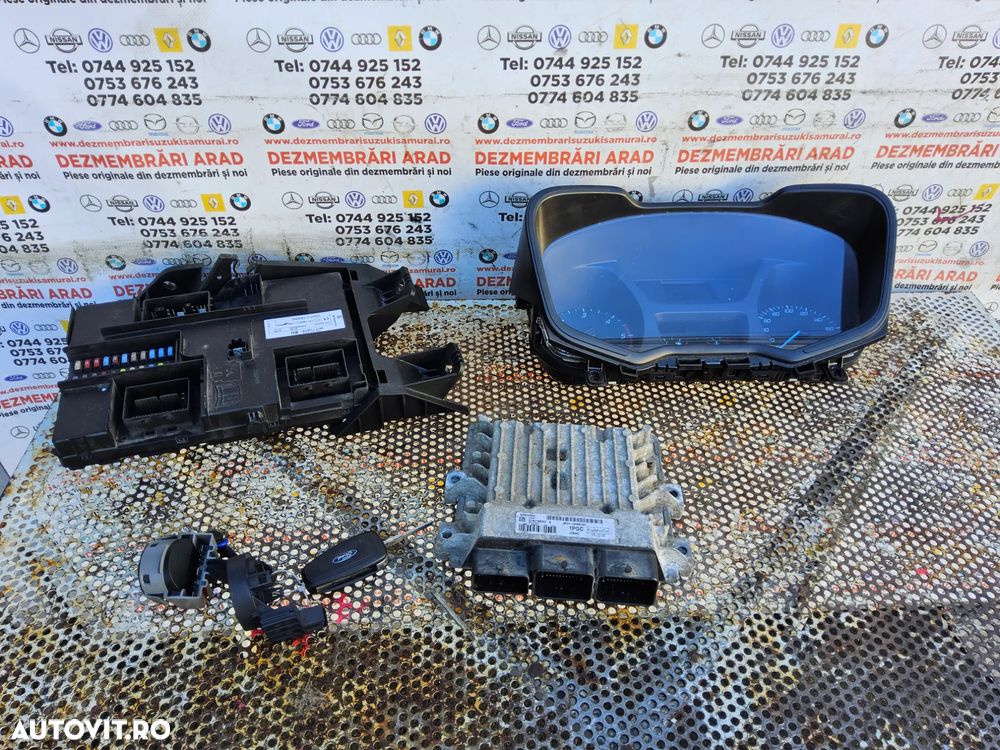Kit Pornire Ford Transit Custom 2.2 euro 5 cip cheie ecu calculator modul sid208 sid 208 - 1