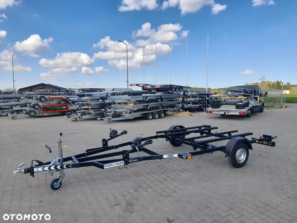 Lorries DOSTAWA przyczepa na 2 skutery wodne DMC1300kg LAMPY LED lakierowana z płozami, wodoodporne łożyska - 2