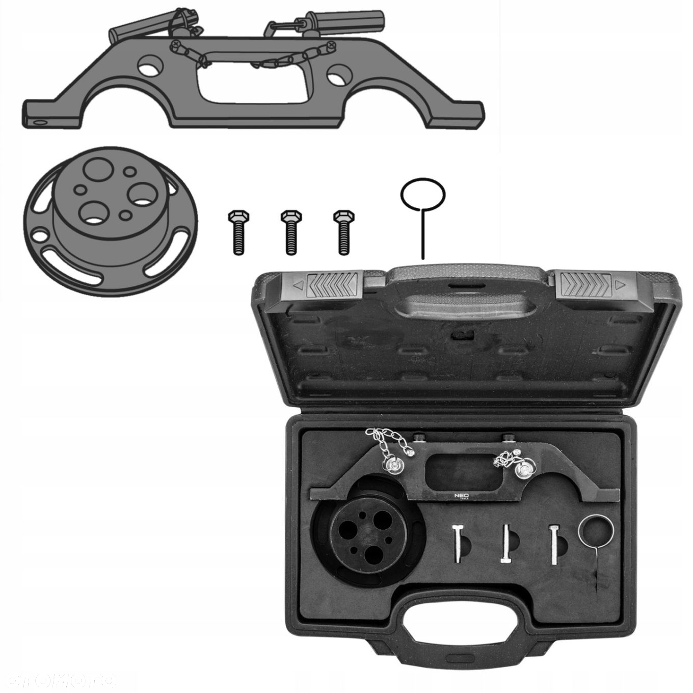 NEO TOOLS ZESTAW BLOKAD ROZRZĄDU DO BENZYNA DIESEL OPEL WALIZKA 11-331 - 11