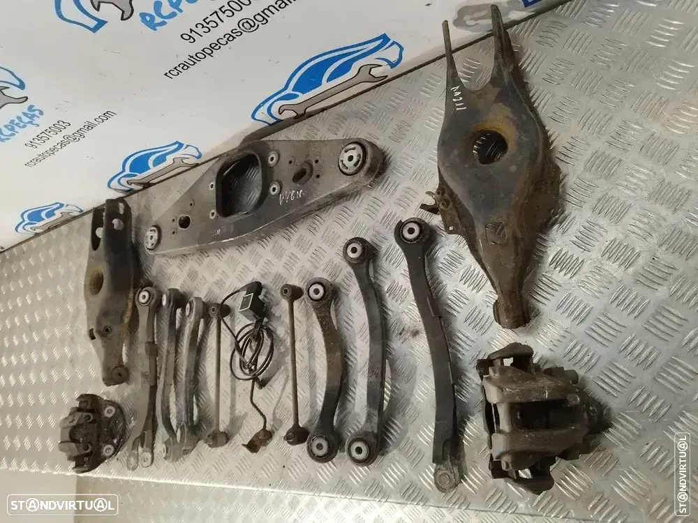 KIT SISTEMA TRAVAGEM SUSPENÇÃO MERCEDES BENZ CLASS E W211 A0105427717 0105427717 R230352020 A2303522206 2303522206 R2303521805 2303521805 BRAÇOS MANGAS EIXOS MAXILAS PINÇAS - 4