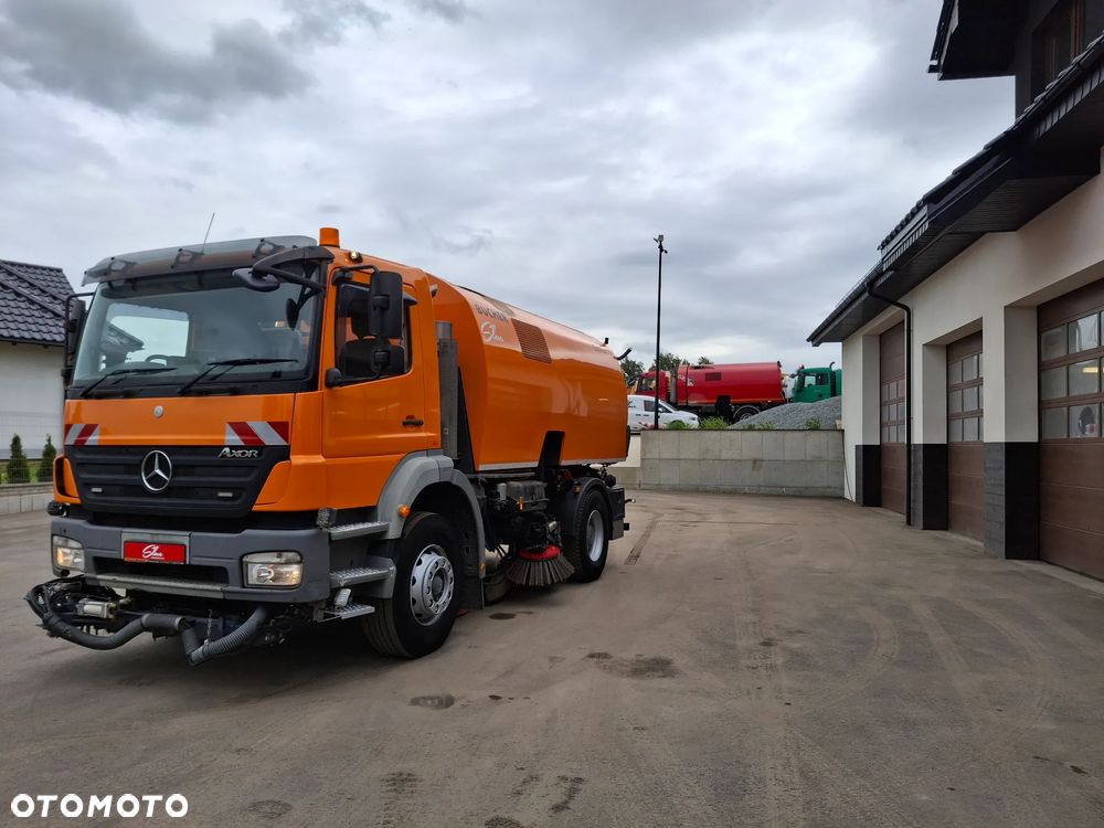 Mercedes-Benz Axor 1823 Zamiatarka Bucher Optifant 70 Szczotki Lewa Prawa Strona 2 Silniki Rura Do Liści Odchwaszczarka - 2