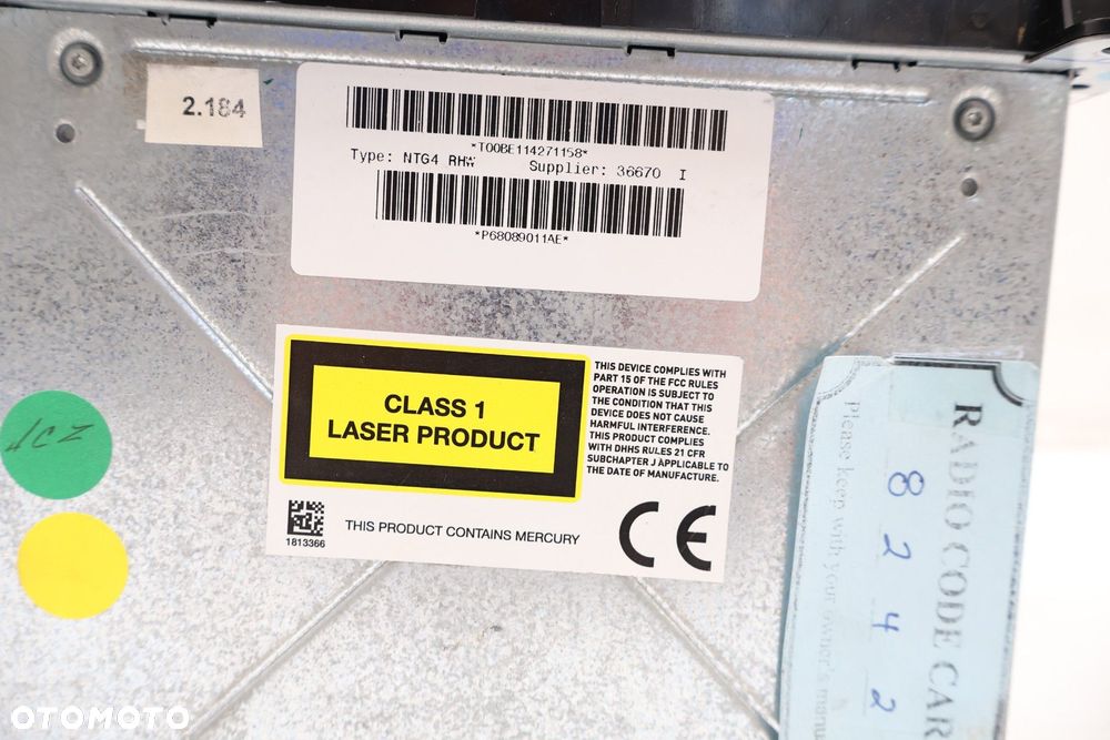 JEEP GRAND CHEROKEE WK2 RADIO EKRAN NAWIGACJA P68089011AE - 10