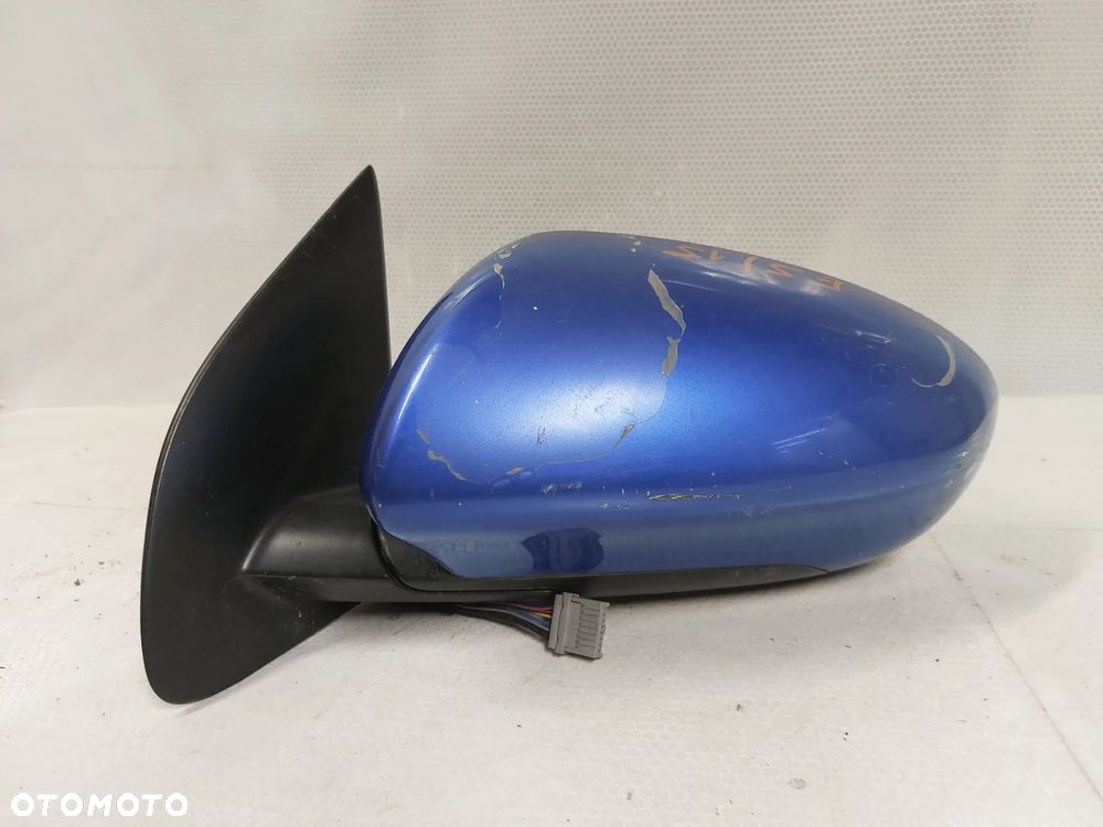 - LUSTERKO ELEKTRYCZNE LEWE NISSAN QASHQAI J10 NIEBIESKI SCHODZI LAKIER 7PIN - 1