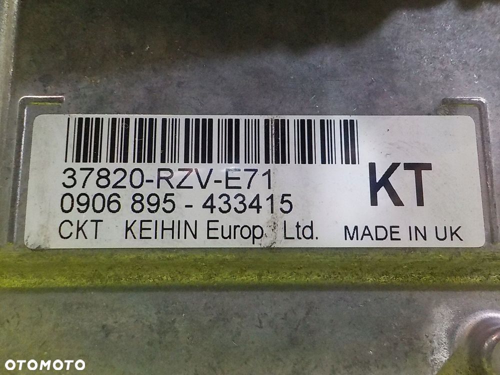 HONDA CRV III LIFT 2.0 I-VTEC 10r sterownik komputer silnika 37820-RZV-E71 - 12