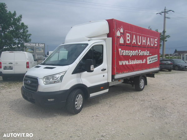 Ford TRANSIT 3 LOC. PLATFORMA cu PRELATA , AC.