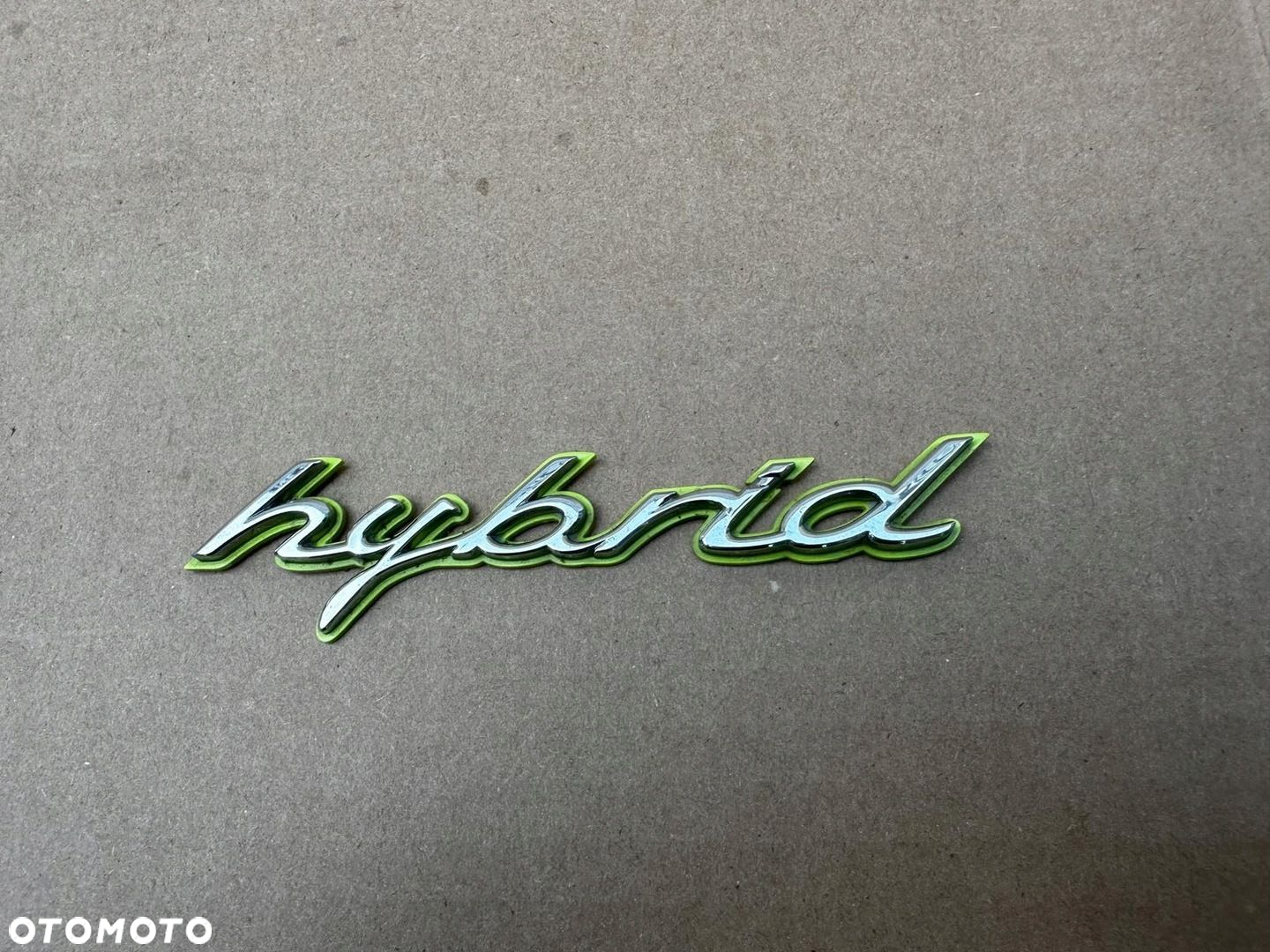 Porsche hybrid kolor Silver-Green EMBLEMAT ZNACZEK ORYGINAŁ - 3