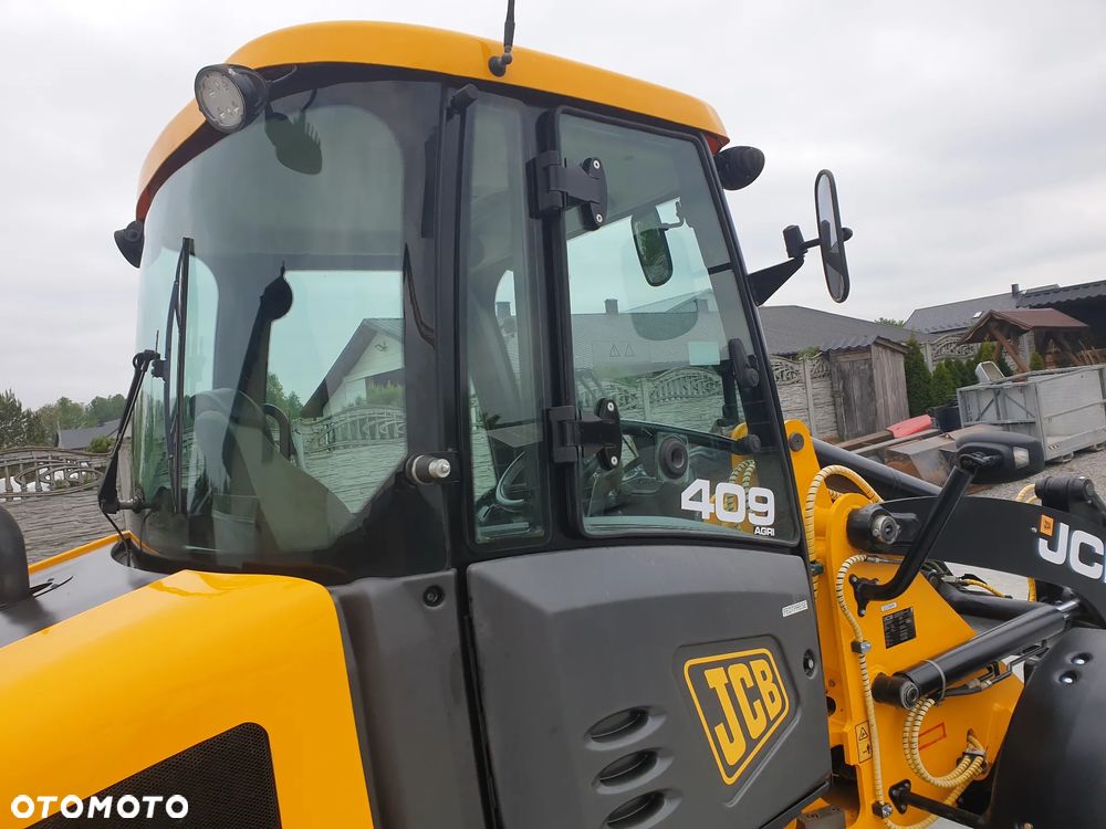 JCB 409 AGRI 40KM/H WIDŁY/ŁYŻKA SPROWADZONA SUPER STAN - 10
