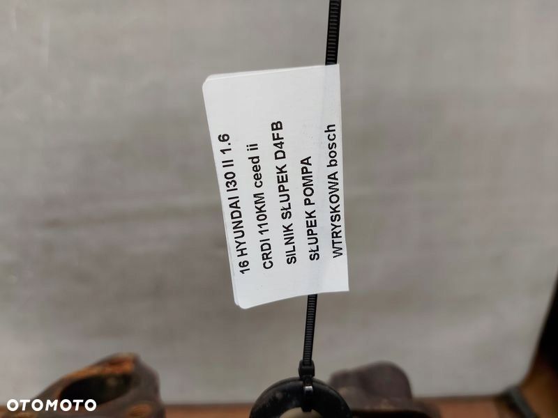 KIA CEED II 2 I30 II 2 1.6 CRDI SILNIK SŁUPEK D4FB POMPA BOSCH 0445010206 - 5