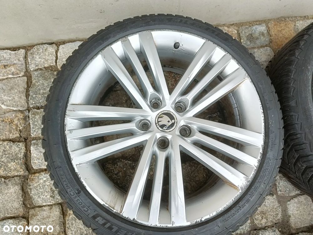 Felgi Aluminiowe 18 Skoda Superb 5x112 ET46 3T0601025T Koła Seat Audi VW - 2