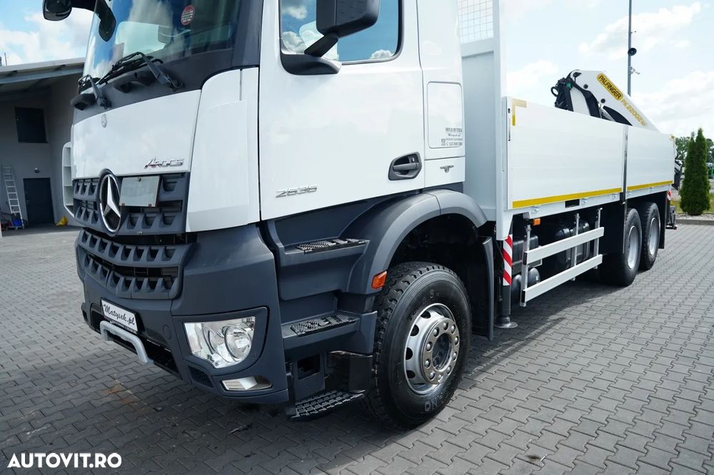 Mercedes-Benz AROCS 2636 / 6x4 / LIVRARE - 6,3 M / PALFINGER PK 22002- EH D- 15 M / MAX. CAPACITATE DE ÎNCĂRCARE 5.700 KG / ROTARE / TELECOMANDĂ / EURO 6 - 15