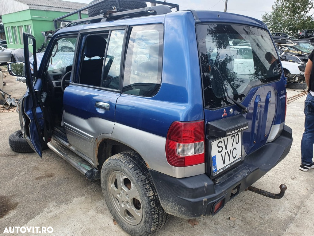 usa portiera stanga dreapta barele longitudinale carlig remorcare complet Mitsubishi Pajero Pinin motor 2.0 benzina 129cp dezmembrez - 3