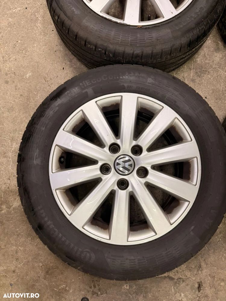 Set jante aliaj VW TRANSPORTER T5, T6 cu cauciucuri vara 235/55R17 dot 2024 cod OEM janta 7E0601025C - 3