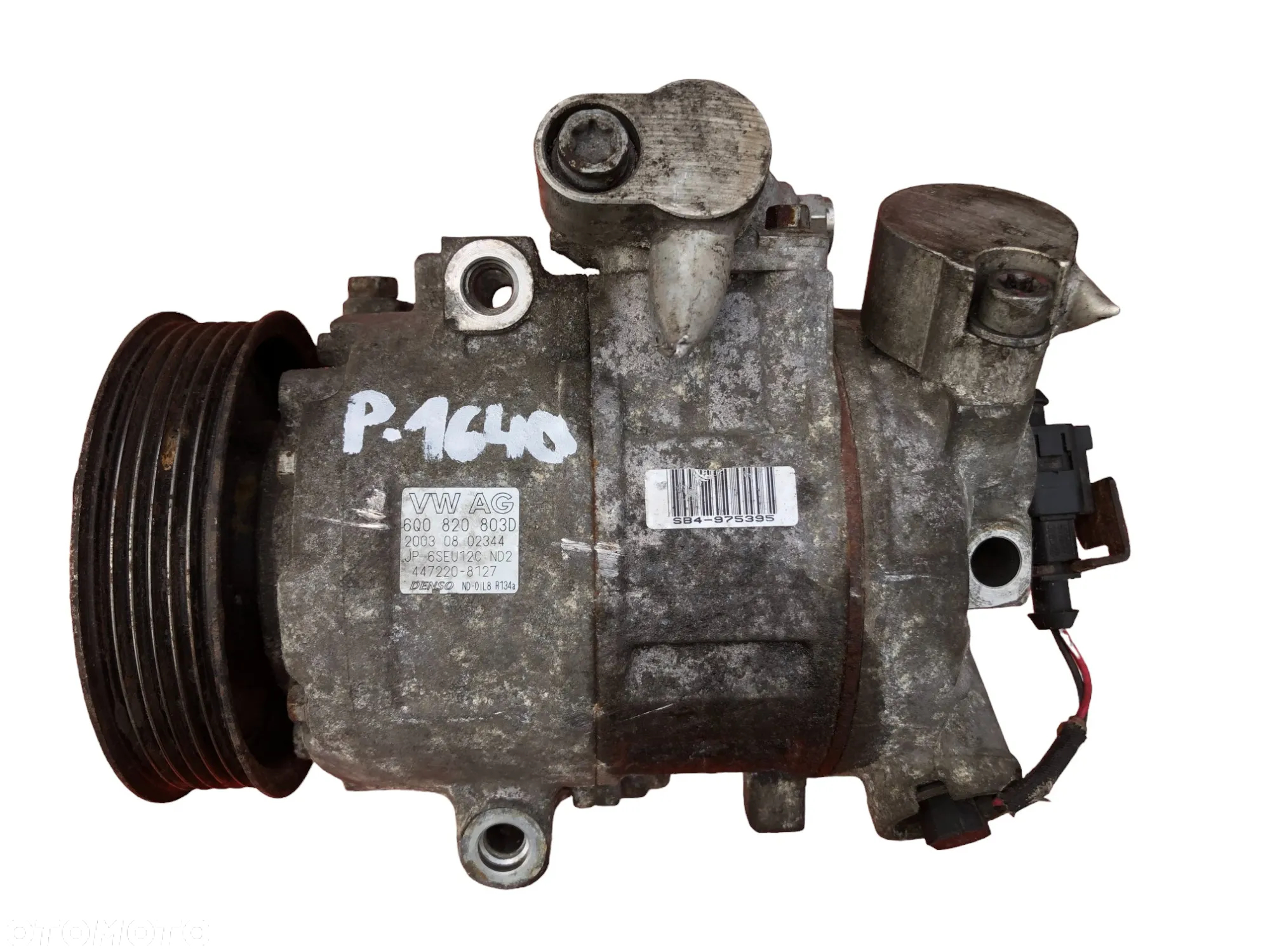 Sprężarka Kompresor Klimatyzacji 6PK 6Q0820803D Volkswagen Polo 9N Seat Skoda 1.4B 1.9 TDI - Gwarancja Wysyłka - 8
