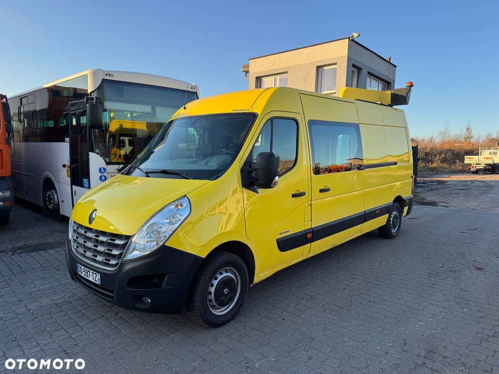 Renault Master 2xDrzwi Przesuwne 2014r. L3H2 Maxi Klima I wł. Tablica LED Roboty Drogowe Koguty - 11