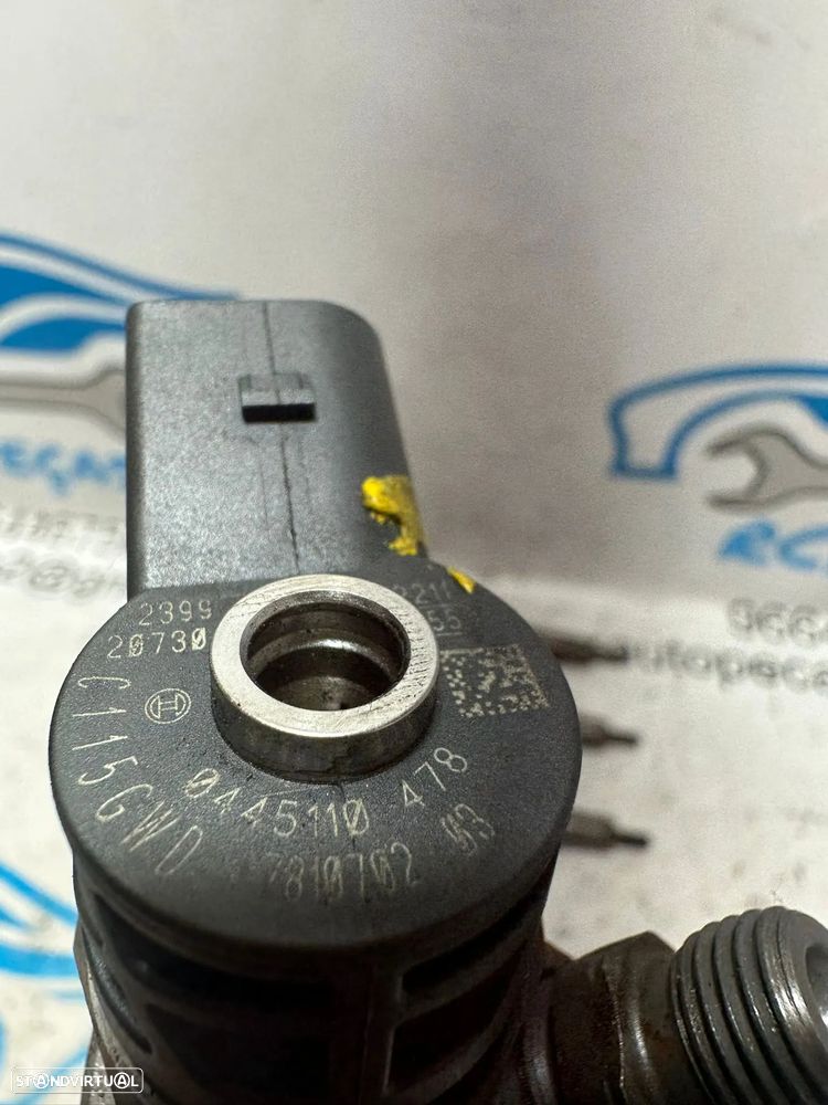 .Conjunto Injetores Bosch BMW 2.0D 16v N47D20 N47 N47N 120D 320D 520D 184cv 0445110478 7810702 2008 - 2020 - 10