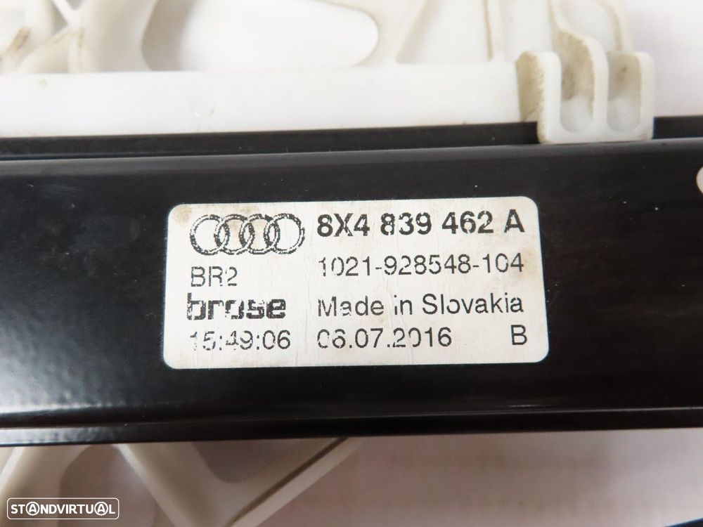 Elevador da Porta sem Motor Direito/Trás Seminovo/ Original AUDI A1 Sportback (8... - 3