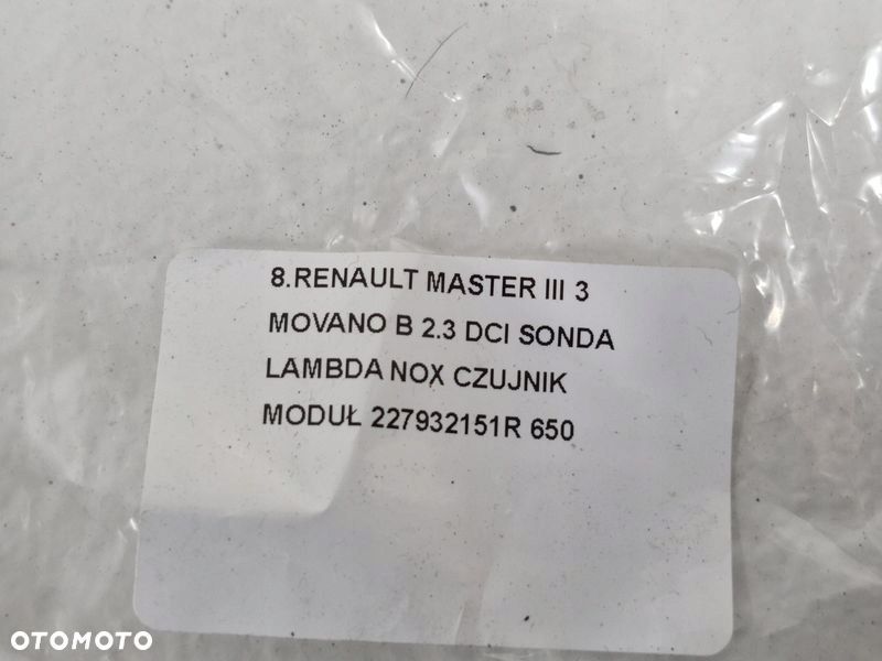 RENAULT MASTER III 3 MOVANO B 2.3 DCI SONDA LAMBDA NOX CZUJNIK MODUŁ - 8