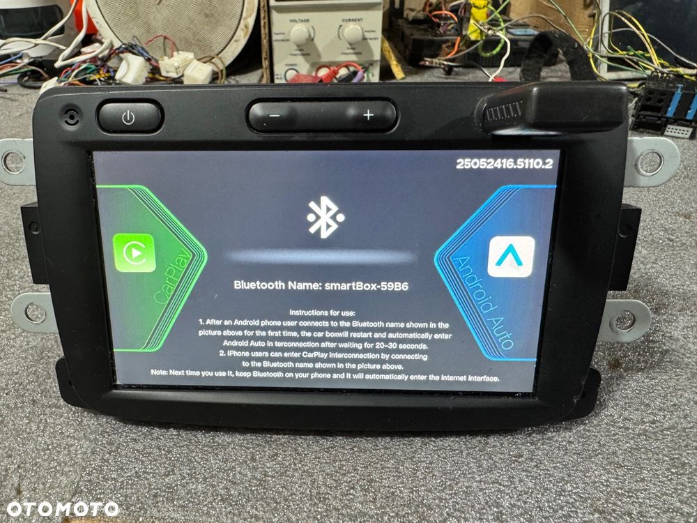 RENAULT CLIO CAPTUR TRAFIC MASTER DACIA DASTER CARPLAY ANDROID AUTO NAWIGACJA DAB - 3