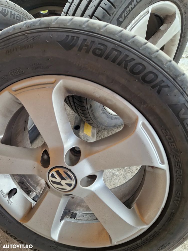 Vând Jante Aliaj cu Cauciucuri de vară noi - 2