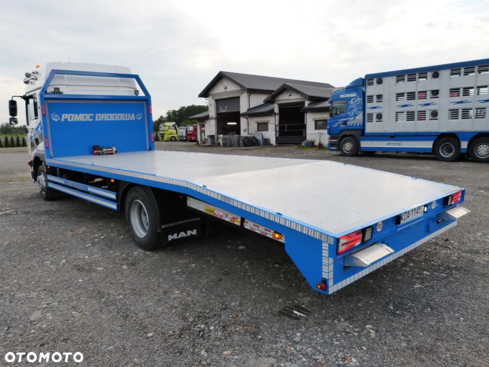 MAN TGM 15.290 POMOC DROGOWA AUTOLAWETA SPECJALNY EURO 5 DMC 15.500 KG ŁADOWNOŚĆ 9.000 KG XENON - 6