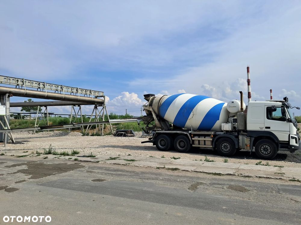 Volvo FMX 500 8X4 10m3 gruszka + 11m rynna hydrauliczna, ster radiowe, euro 6 - 10
