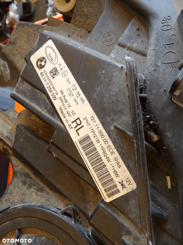 BMW - F30 - H7 - LEWA LAMPA PRZEDNIA - UK - 7259536 - 10