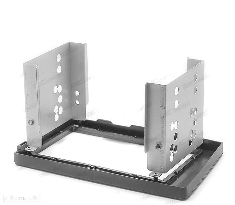 MOLDURA ADAPTADOR PRETO PARA RADIO 2-DIN PARA VOLVO S60 00-04 V70 XC70 01-04 - 2