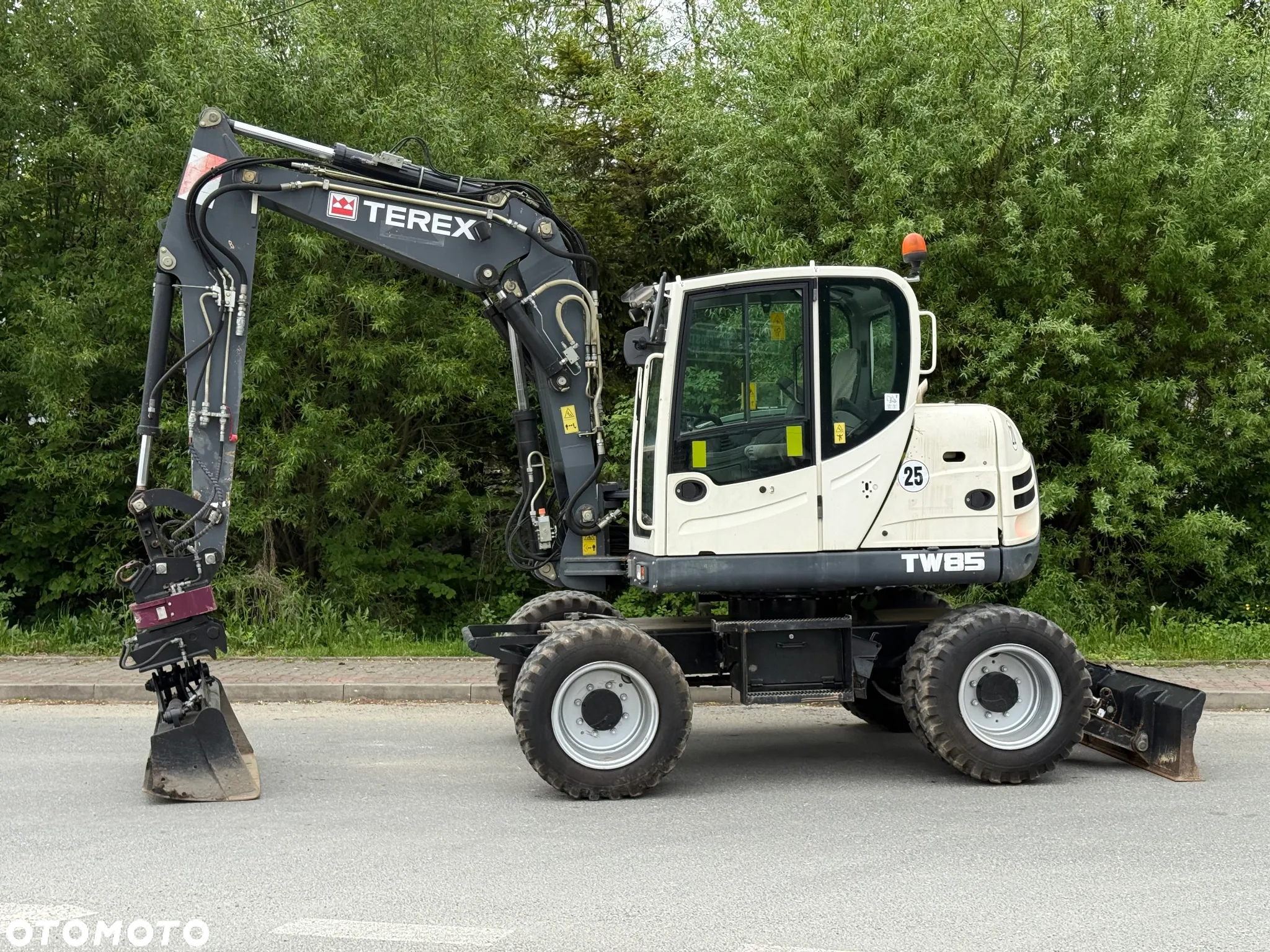 Terex * Koparka Kołowa TEREX TW 85 * Sprowadzona * Rototilt * - 5
