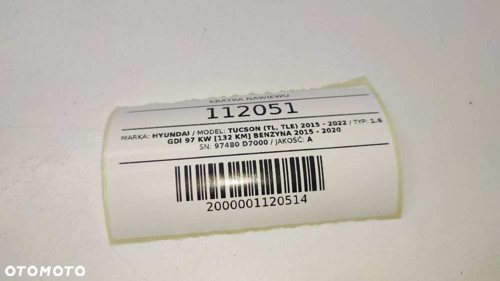 KRATKA NAWIEWU LEWA KIEROWCY HYUNDAI TUCSON II III EUROPA - 7